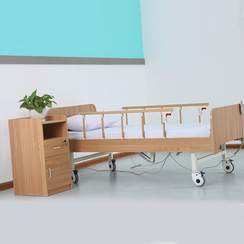Wooden hospital bed1
